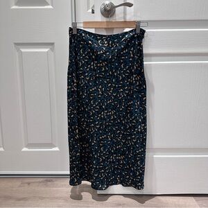 BCBGeneration Leopard Slip Midi Skirt